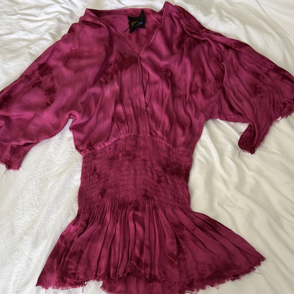 Blue Life by Planet Blue Fuschia Dress